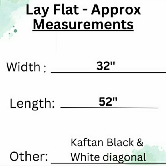 Kaftan Dress Swimsuit Coverup Maxi Black White Abstract Lounge XL 🤍 NEW - Picture 6 of 8